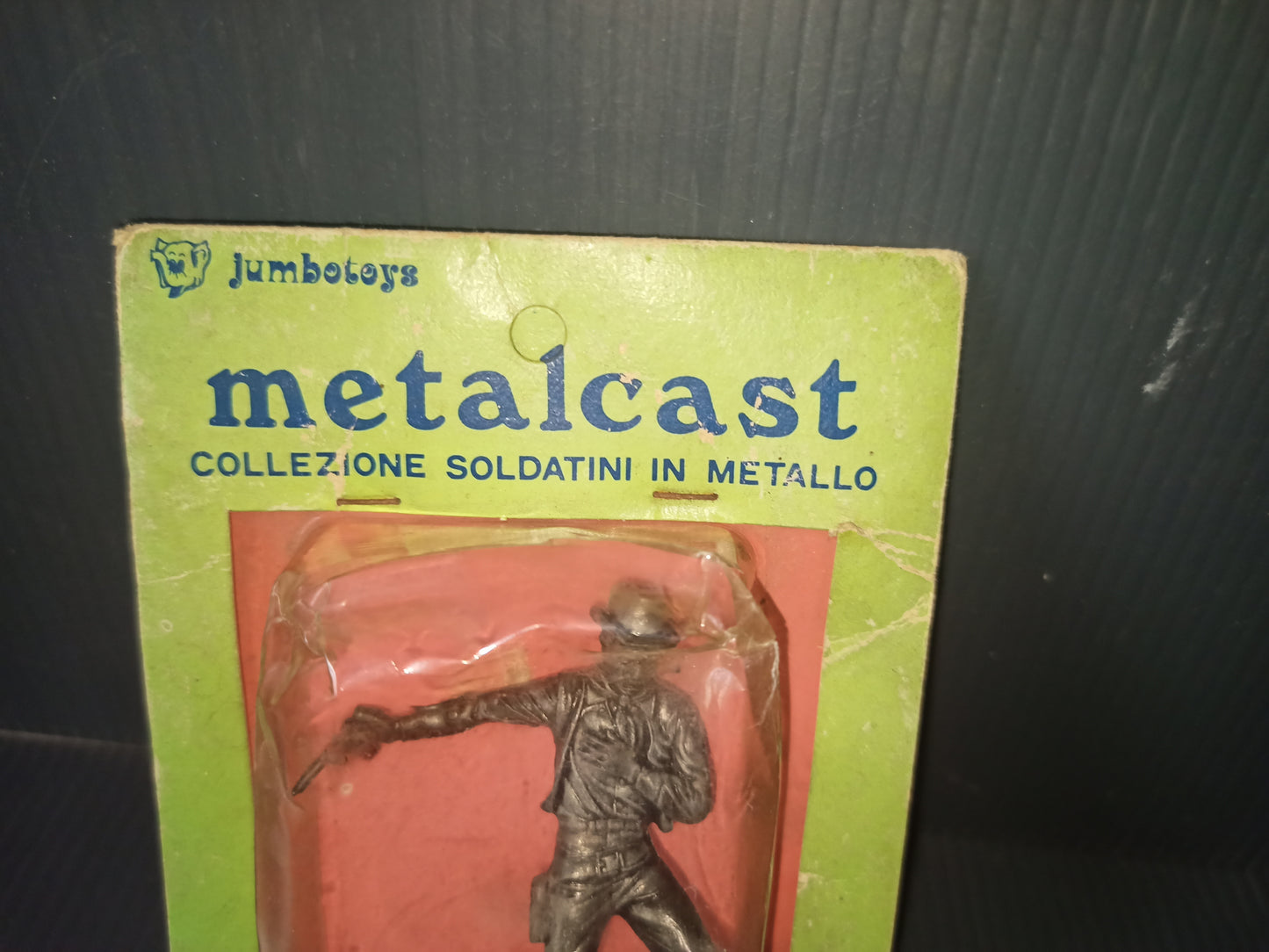Soldatino Jumbotoys Cowboy in metallo, originale anni 60-70