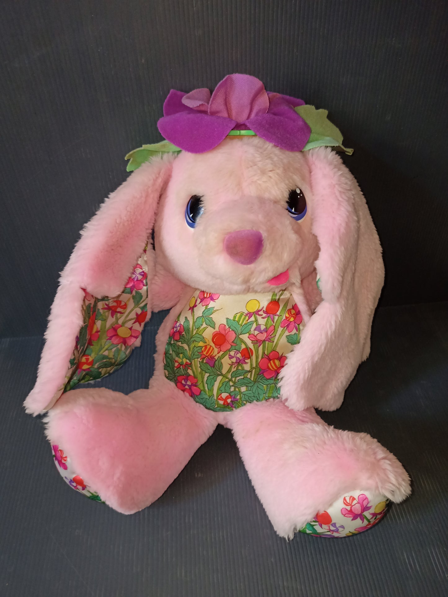 Plush Candy Blossoms Lollipop Posy, Peppermint Rose 90s