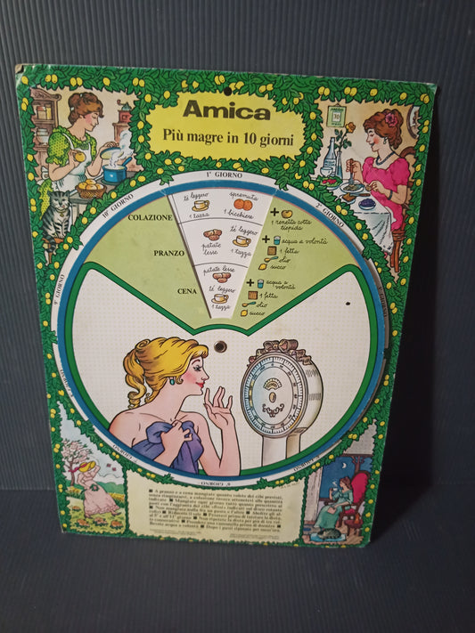 Magazine insert Amica Slimmer in 10 Days, original from the 80s