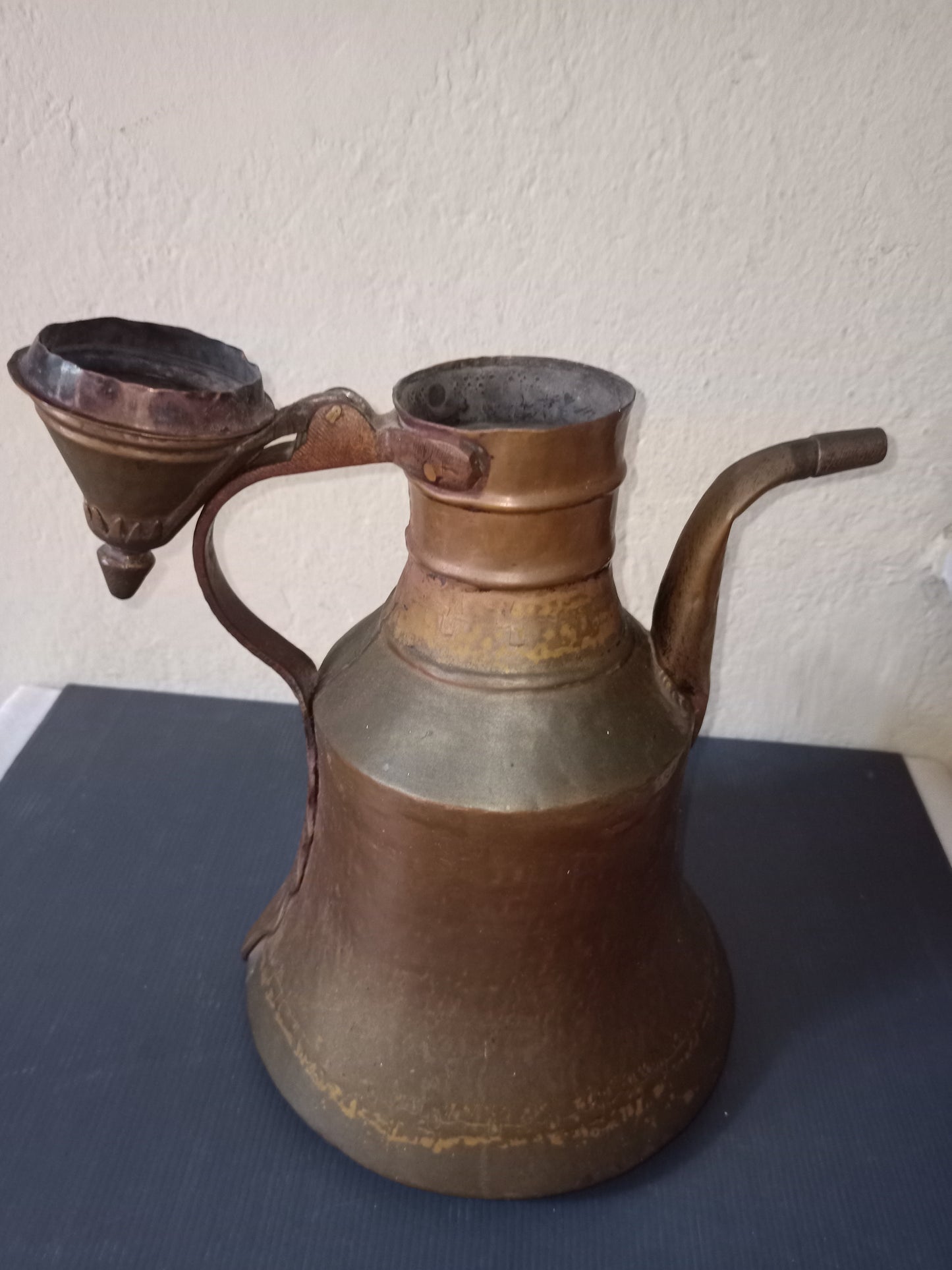 Antique copper jug