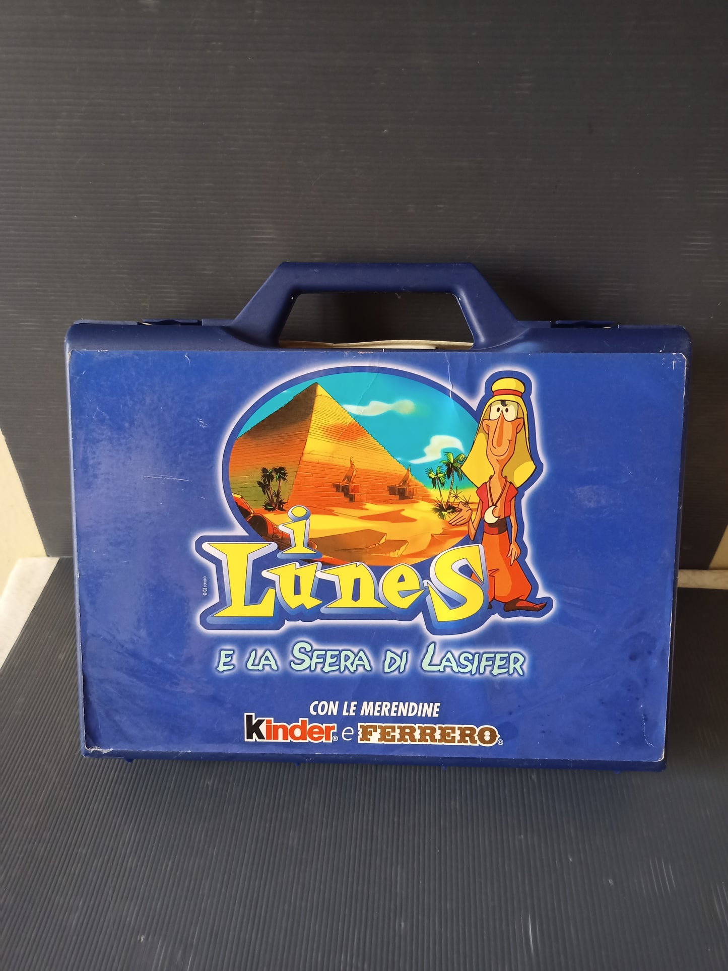 Kinder briefcase The Lunes and the Lasifer sphere, original 2002