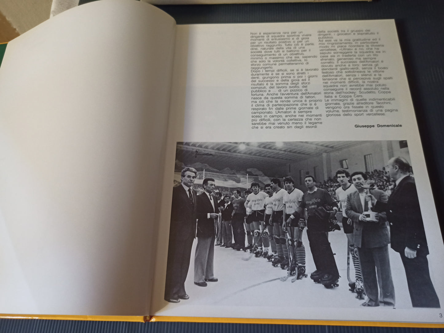 Amateur Book Golden Year of Hockey Vercelli 1983