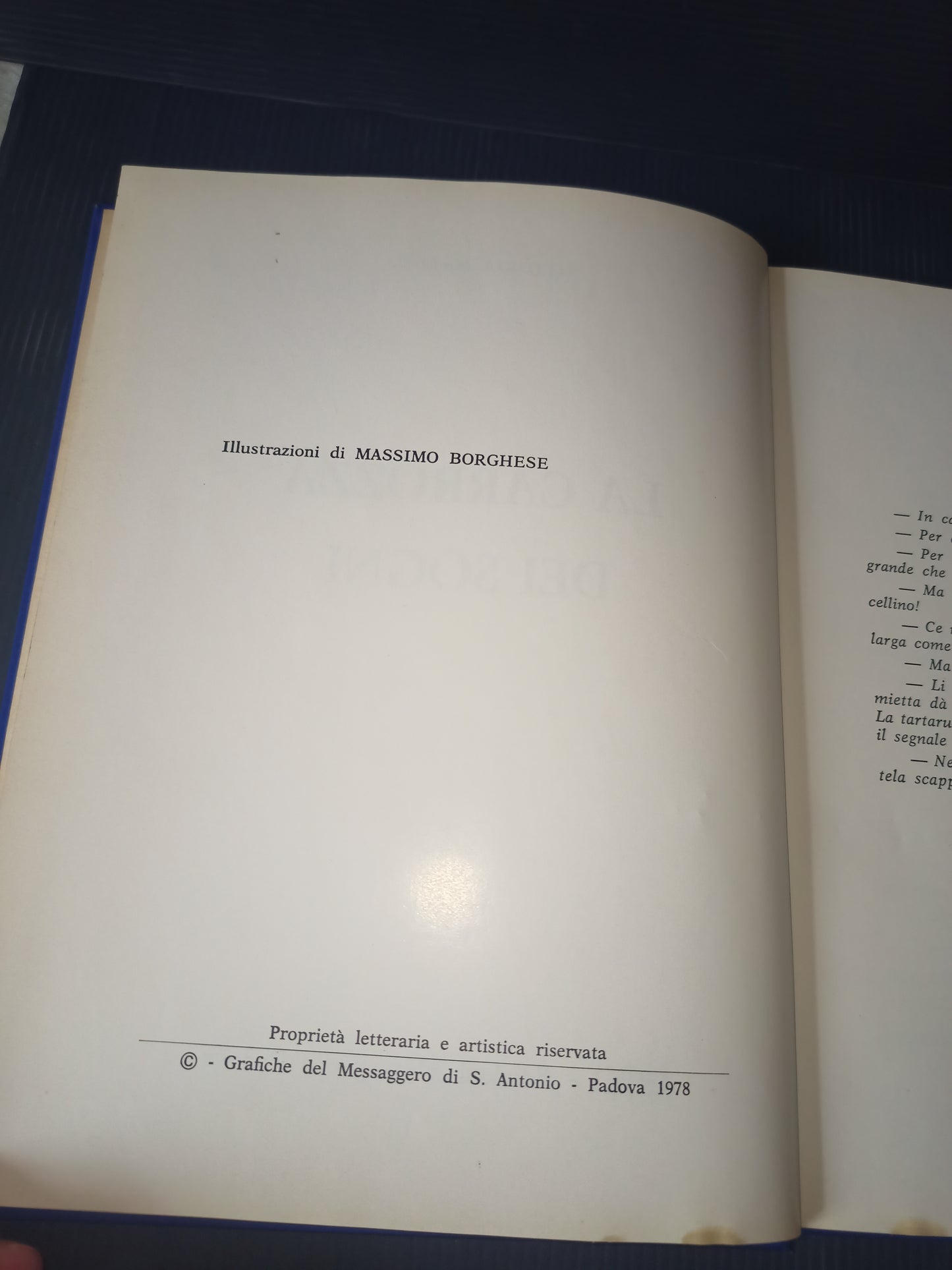 Libro La Carrozza Dei Sogni, V. Marina originale 1978