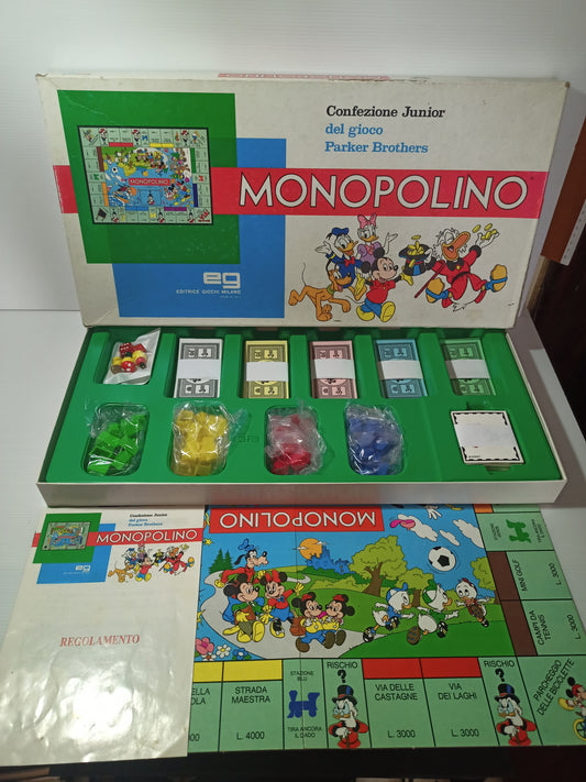 Monopolino game in lire, Eg original from the 90s