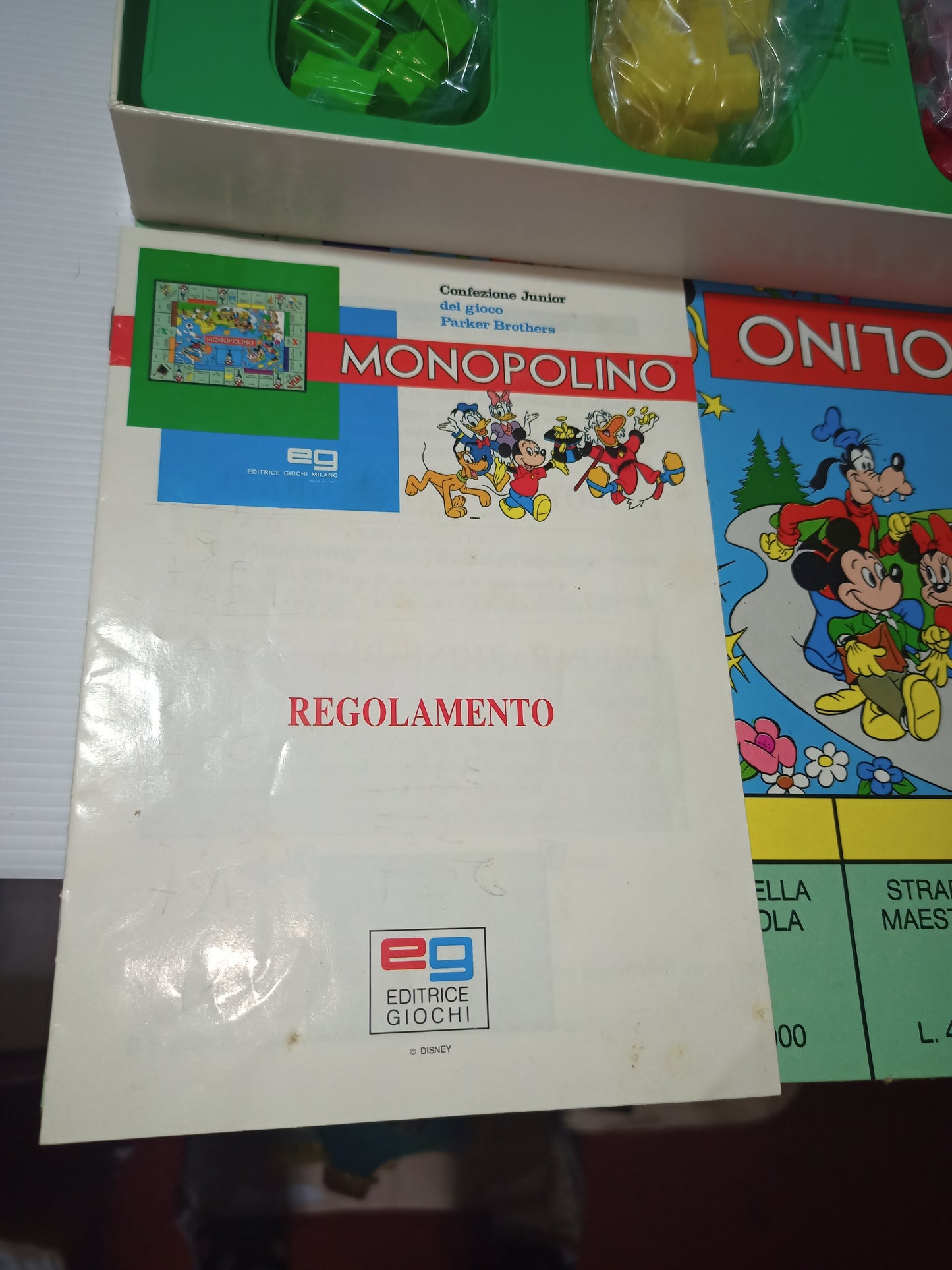 Gioco Monopolino in lire, Eg originale anni 90