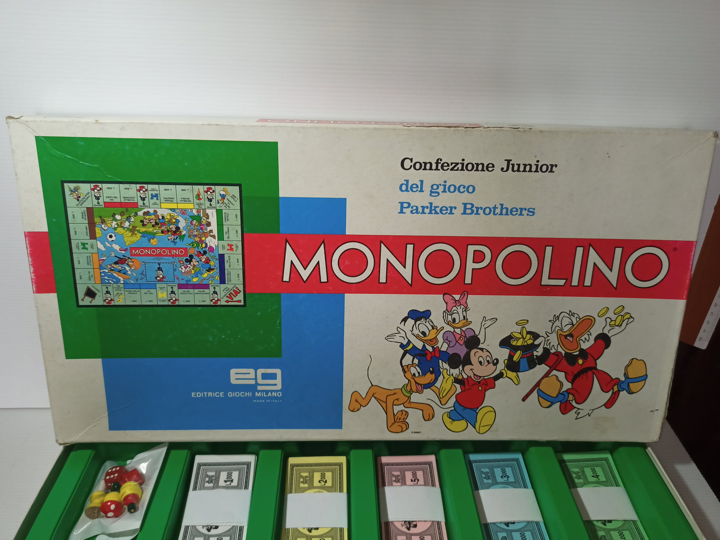 Gioco Monopolino in lire, Eg originale anni 90