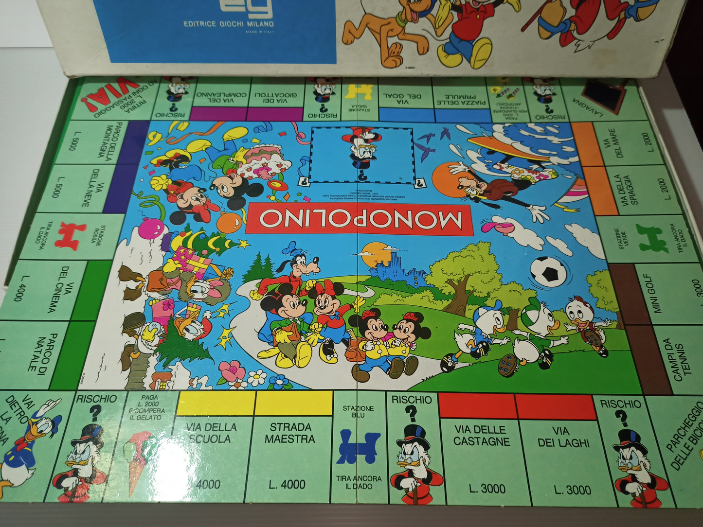 Monopolino game in lire, Eg original from the 90s