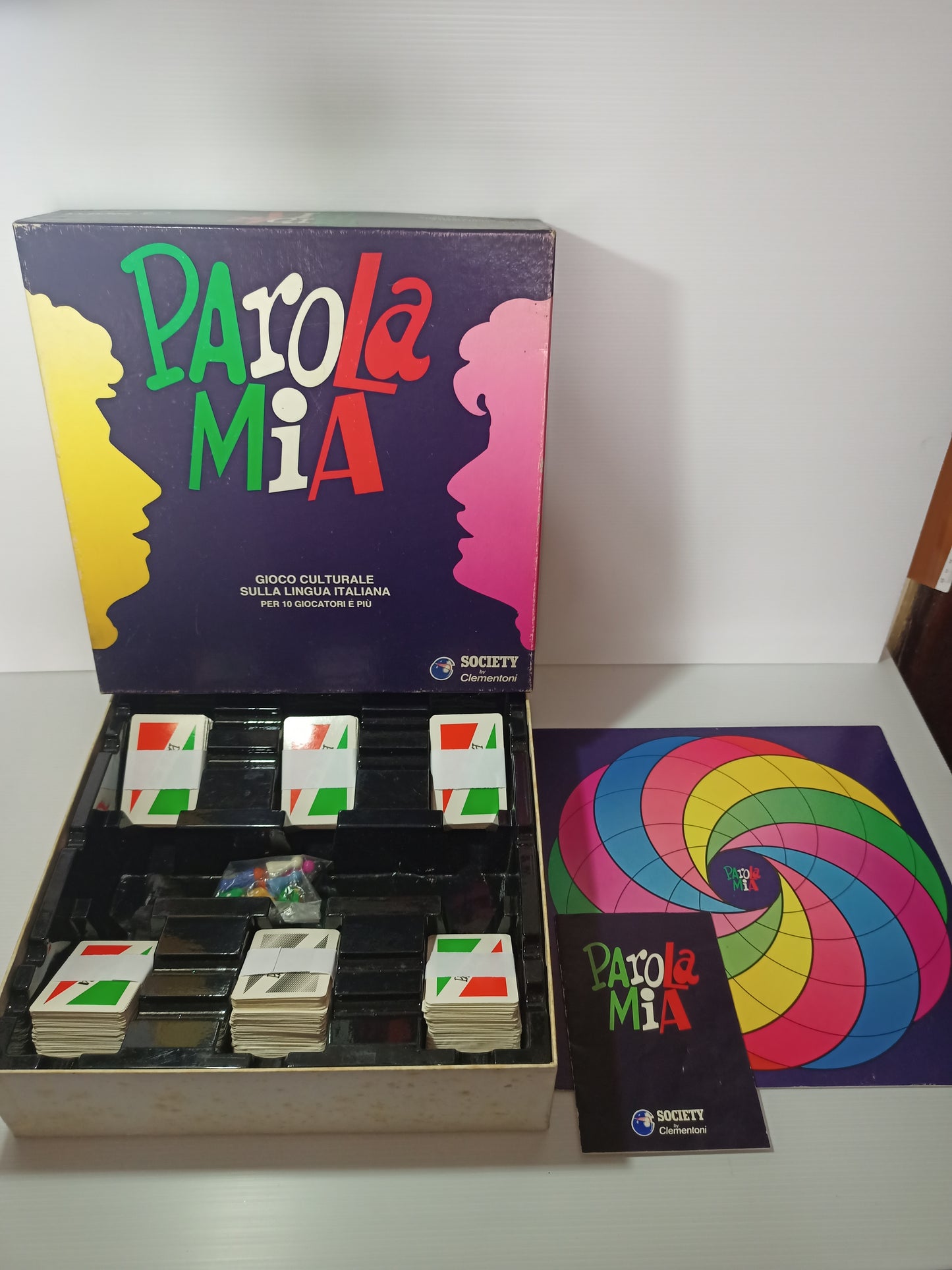 Parola Mia board game, original 80s Clementoni