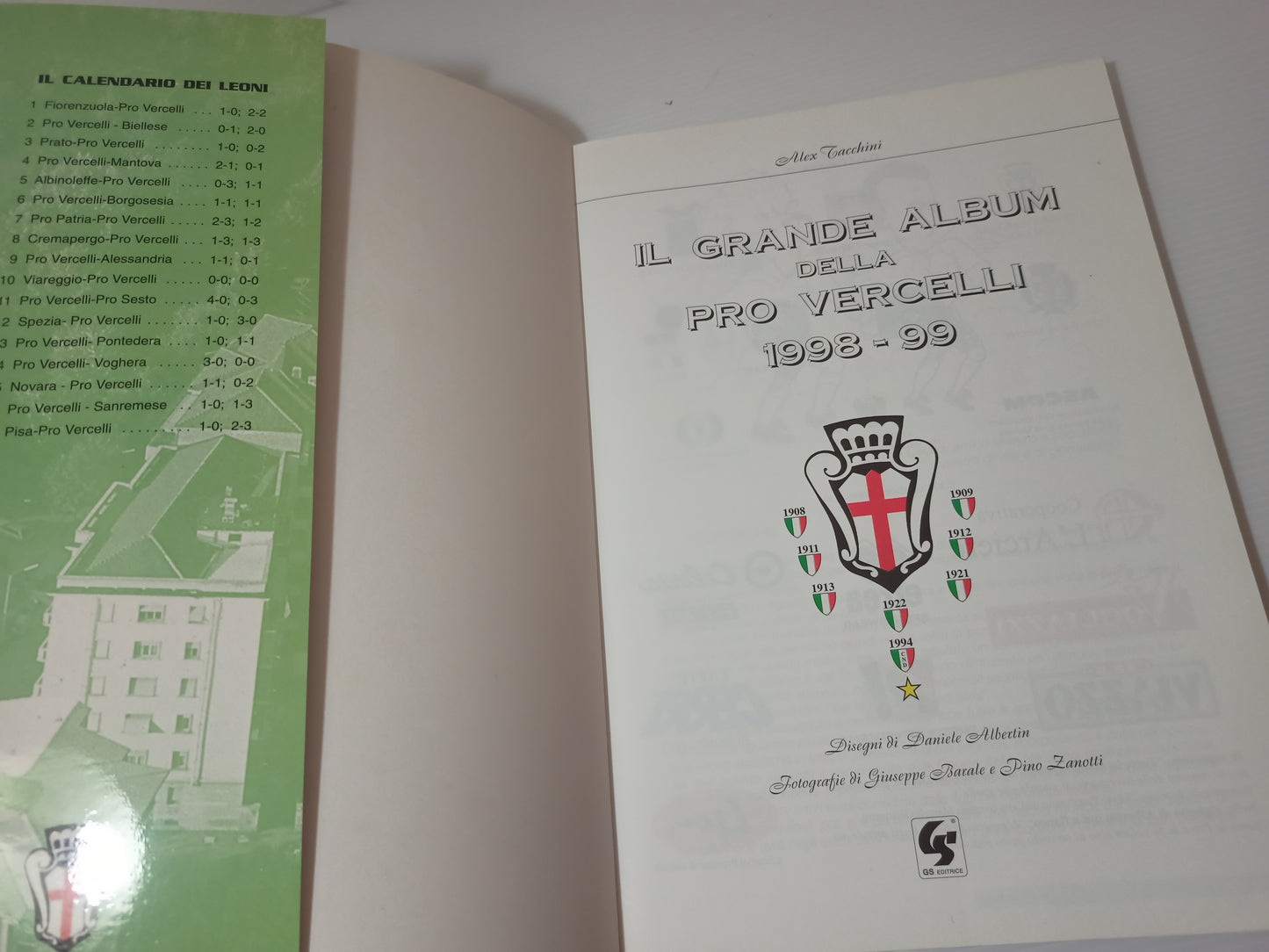 Il Grande Album Della Pro Vercelli 1998-99