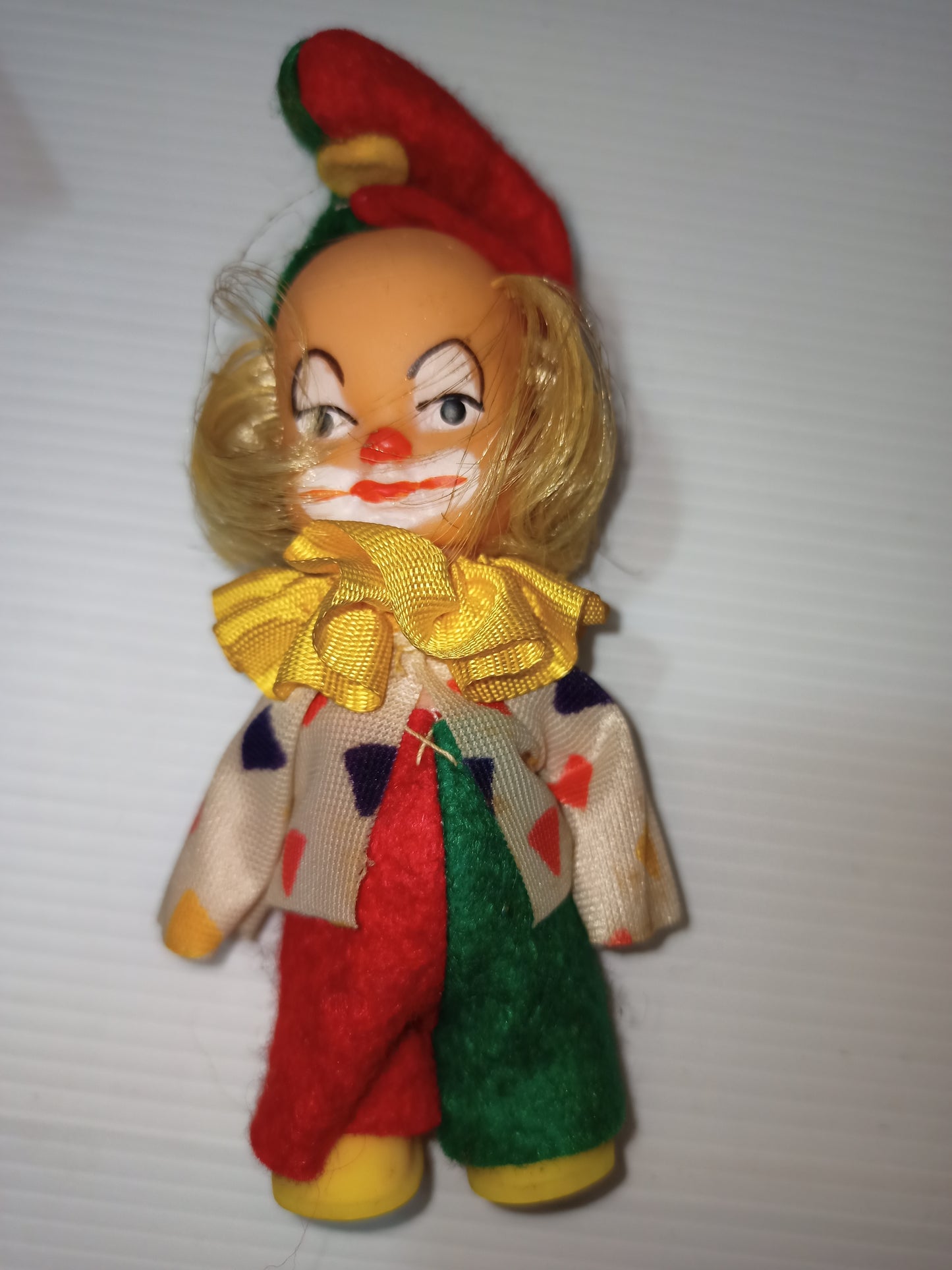 Bambolina Mini Clown Ari Konigseer Puppen, anni 80