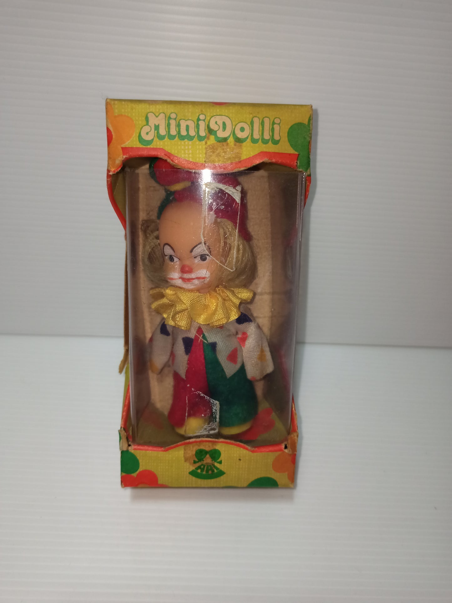 Mini Clown Ari Konigseer Puppen doll, 1980s