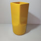 Modern yellow vase from the 70s (Gabbianelli?), READ DESCRIPTION