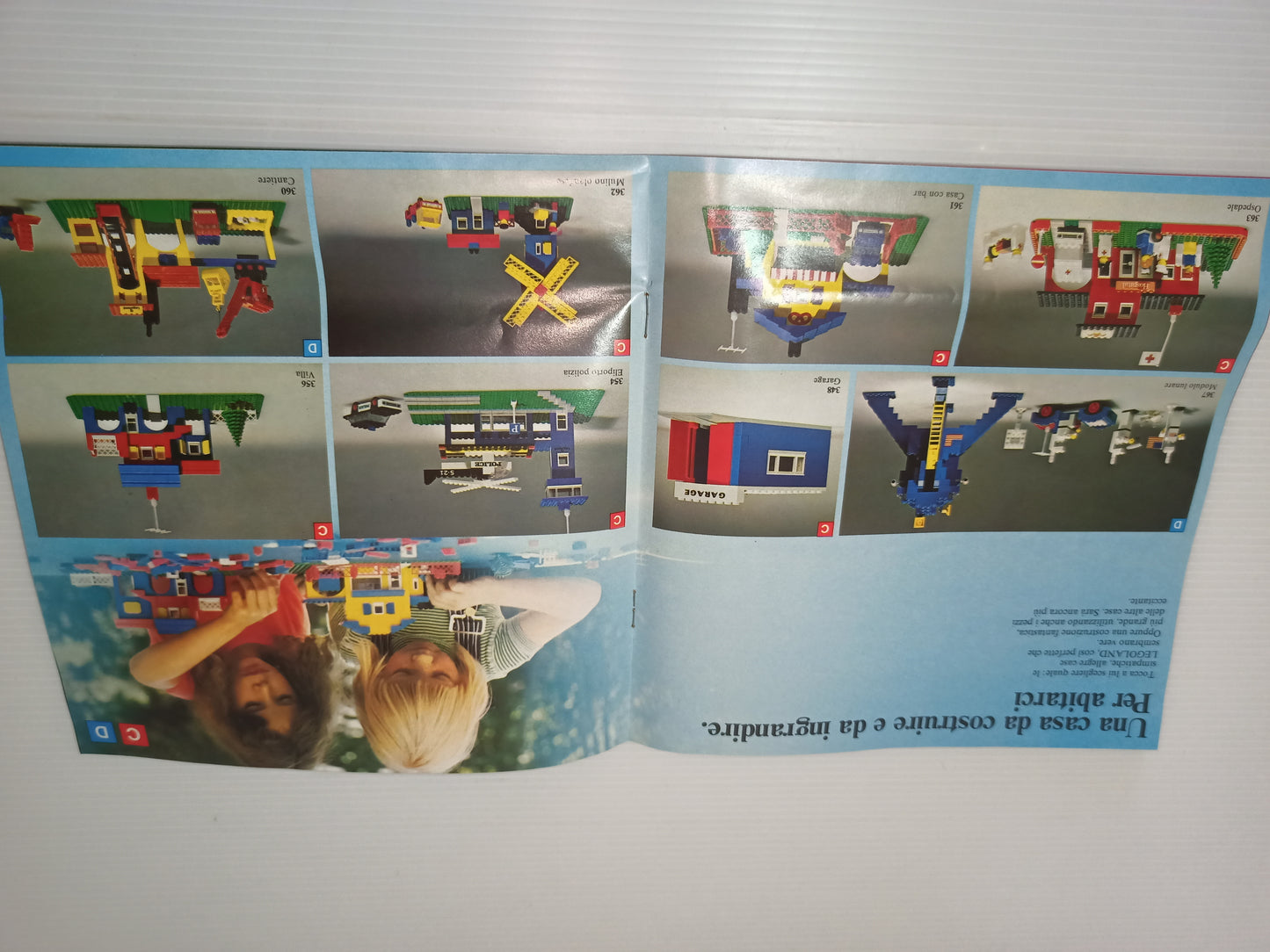 Depliant Pubblicitario Lego, originale anni 70