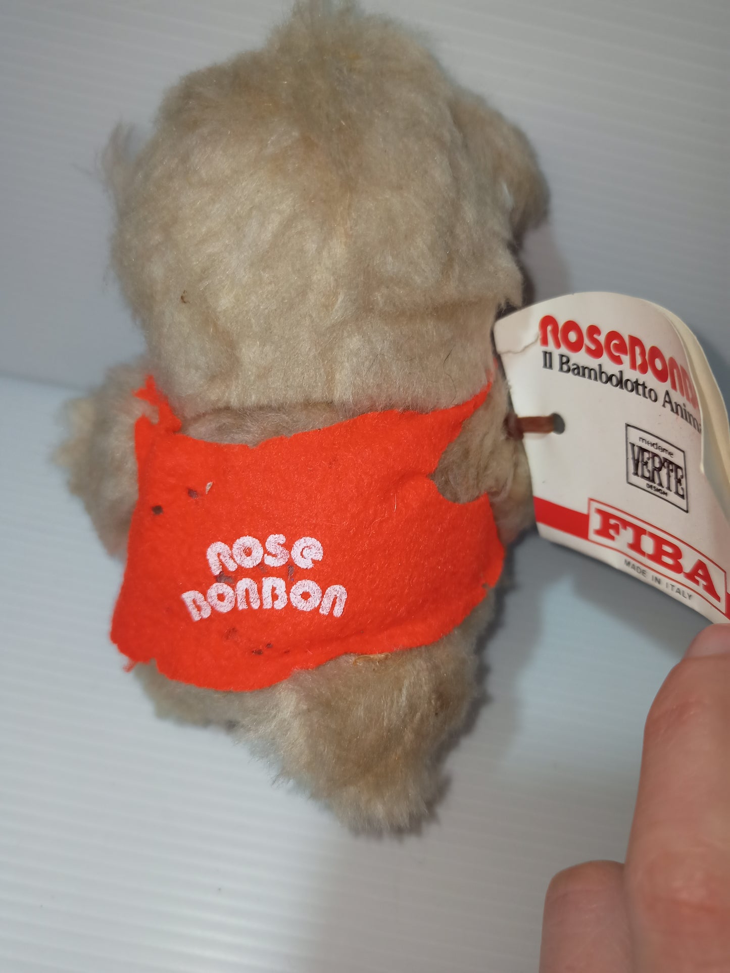 Fibalotti Rosebonbon plush from the 80s, READ DESCRIPTION