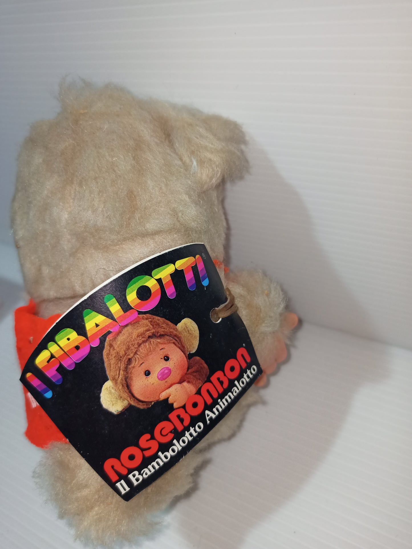 Fibalotti Rosebonbon plush from the 80s, READ DESCRIPTION