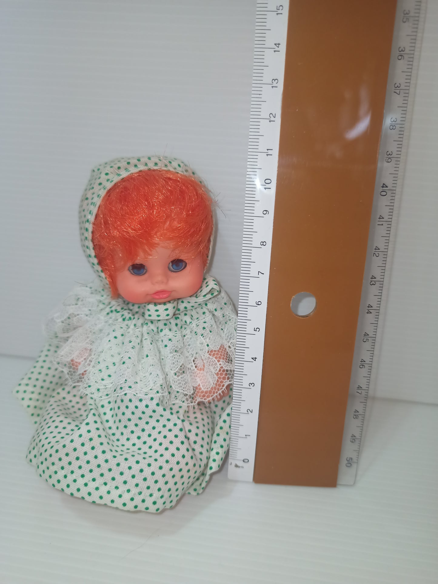 Cacio doll with pear, original Furga from the 70s