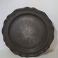 Antique large pewter plate, late 19th century