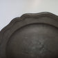 Antique large pewter plate, late 19th century