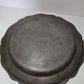 Antique large pewter plate, late 19th century