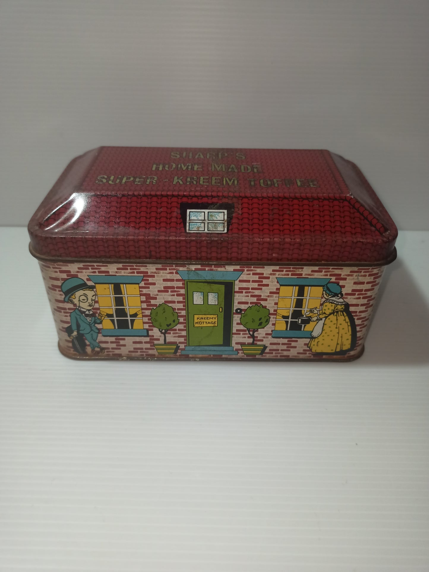 Vintage Sharp's Home Made Super Kreem Toffee tin