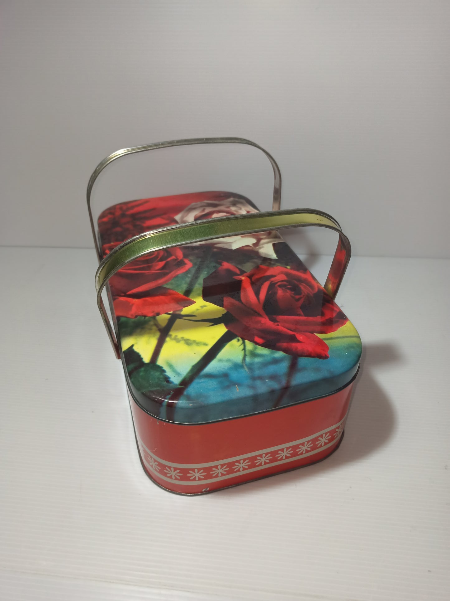 Perfetti tin box with handles, 1960s