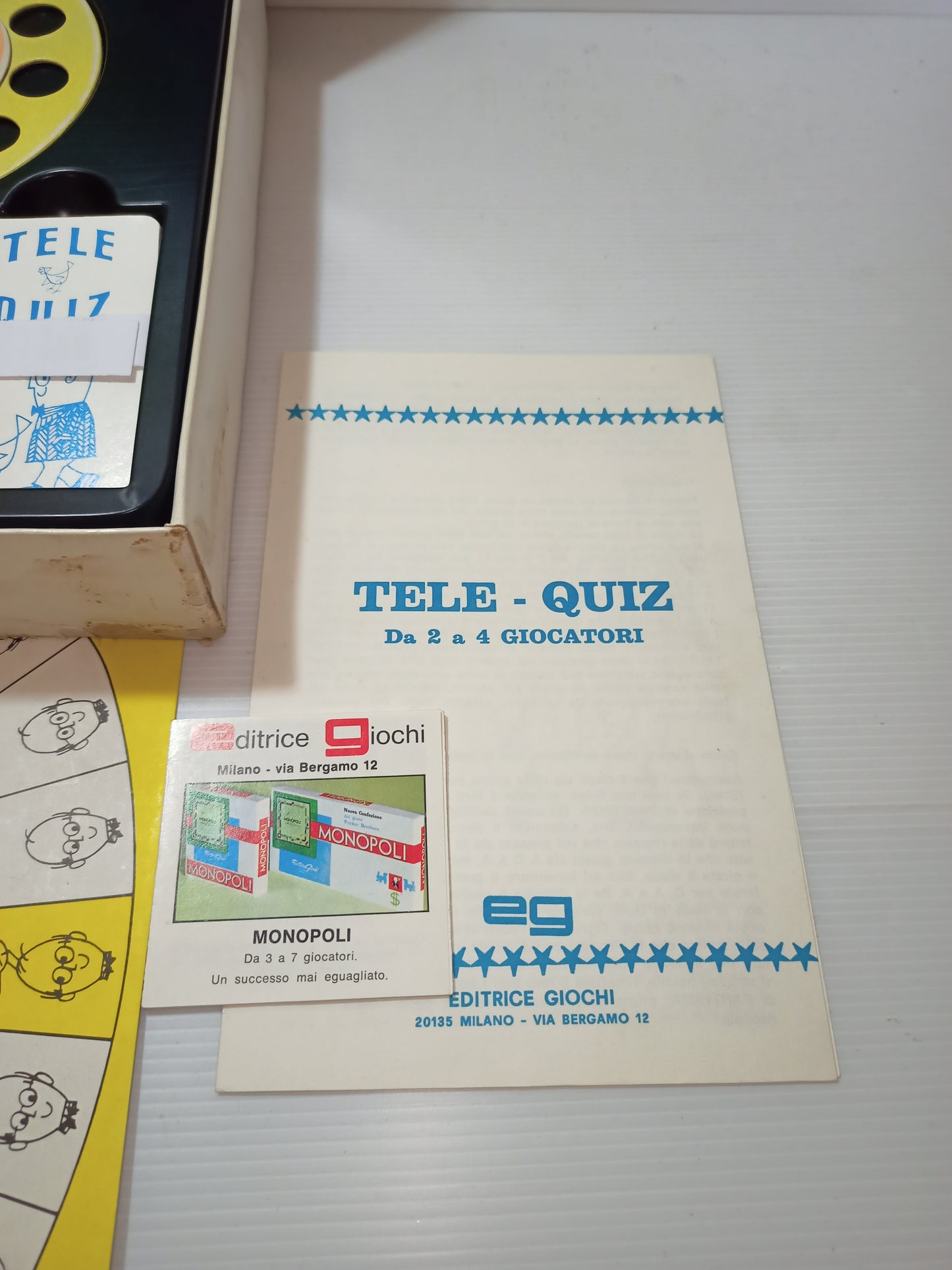 Gioco Tele Quiz, EG anni 70