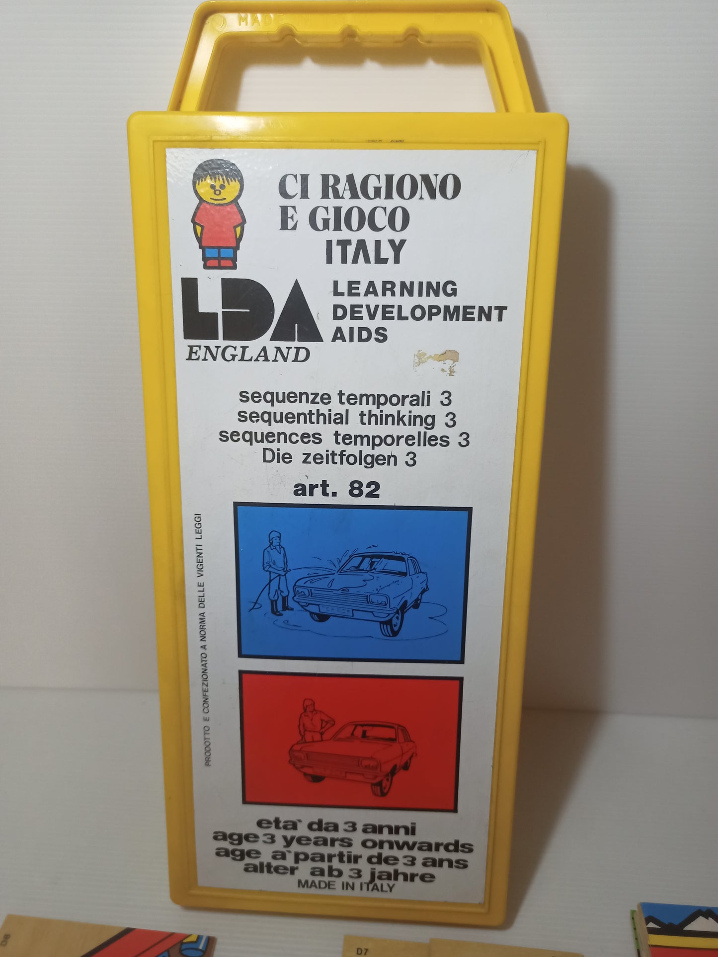 Gioco in legno bambini "Ci ragiono e gioco" anni 70