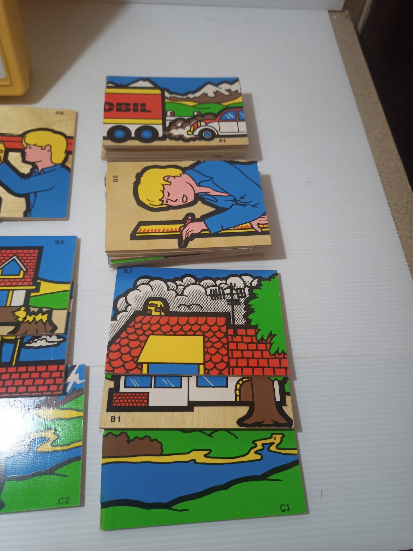 Gioco in legno bambini "Ci ragiono e gioco" anni 70