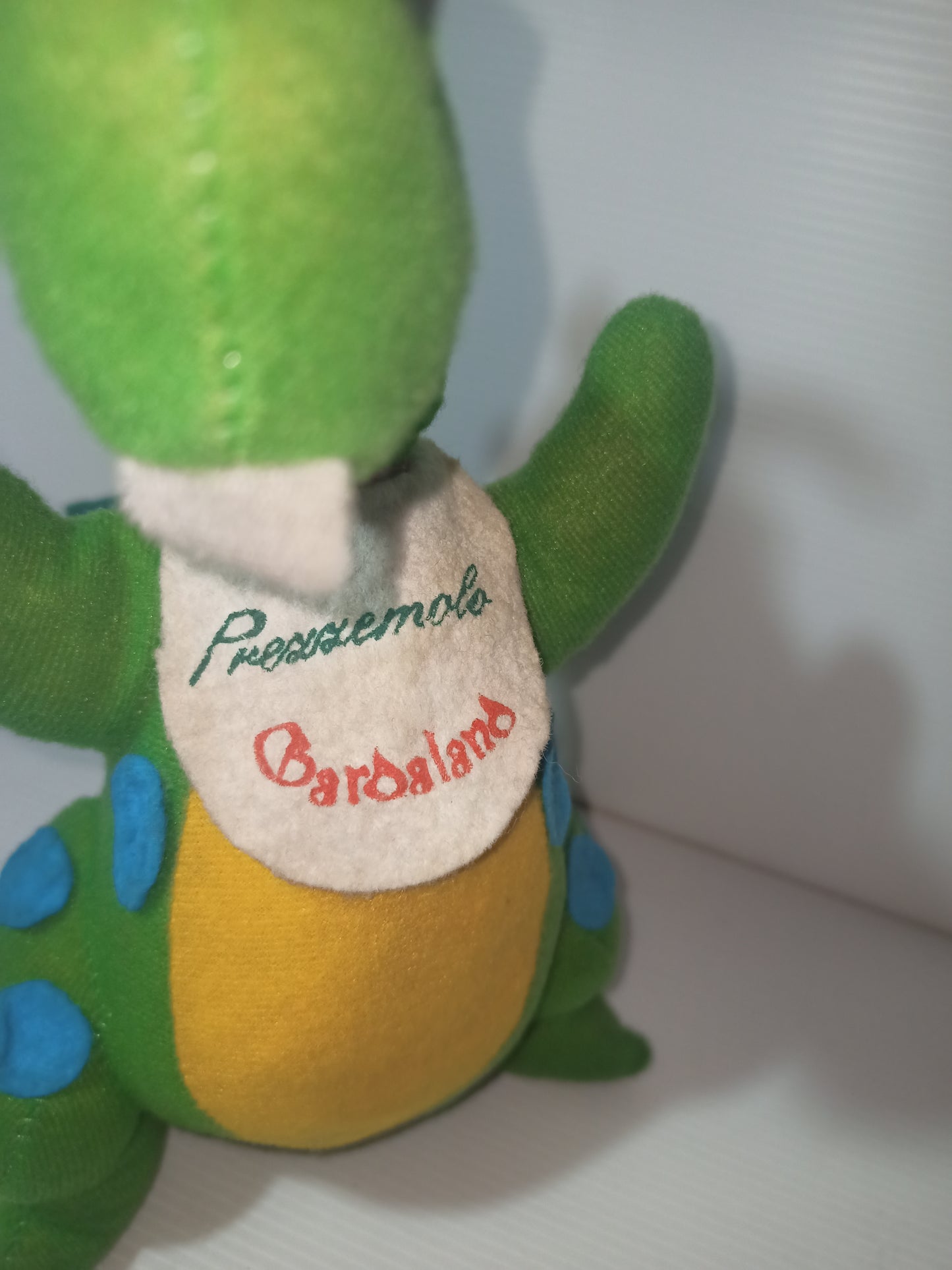 Peluche Prezzemolo Gardaland, anni 80