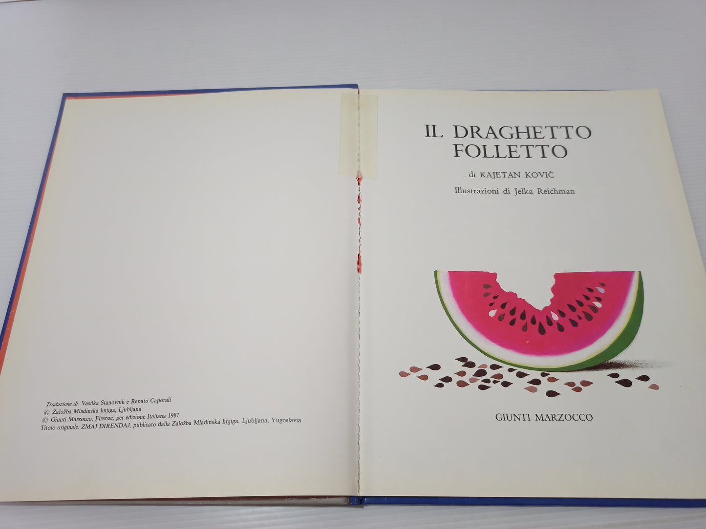 Libro Il Draghetto Folletto, Giunti Marzocco 1987 LEGGI DESCRIZIONE