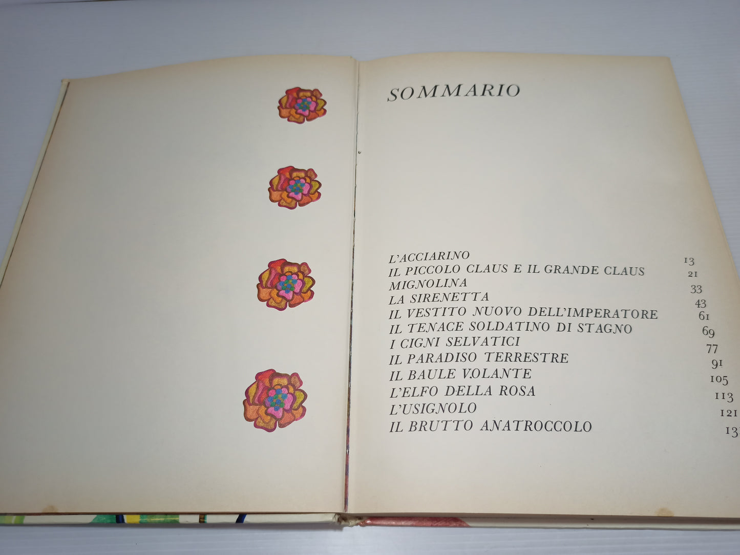 Libro Fiabe Di Andersen, Mondadori Terza edizione 1976