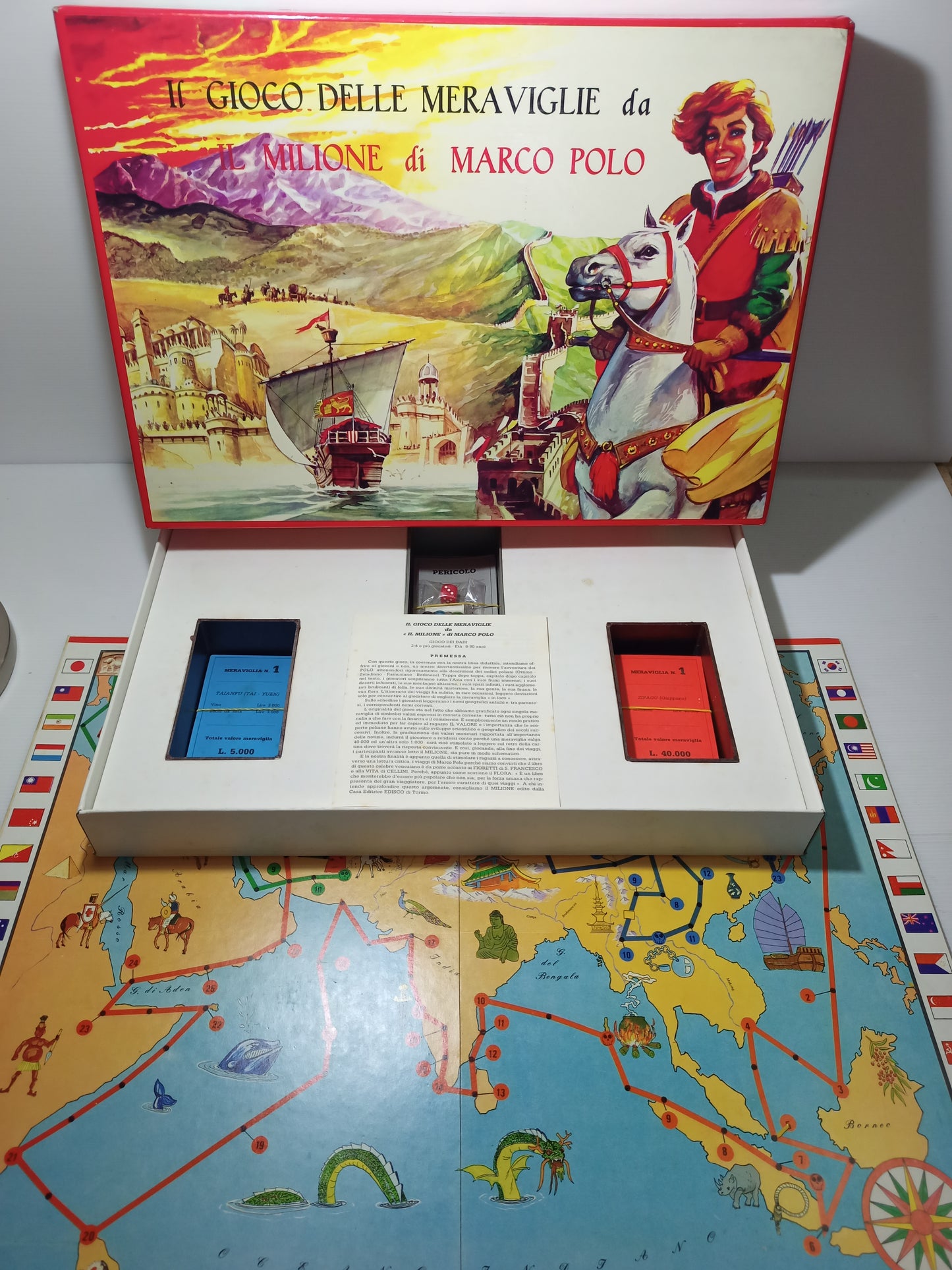 Gioco Il Gioco Delle Meraviglie da Il Milione di Marco Polo, anni 70