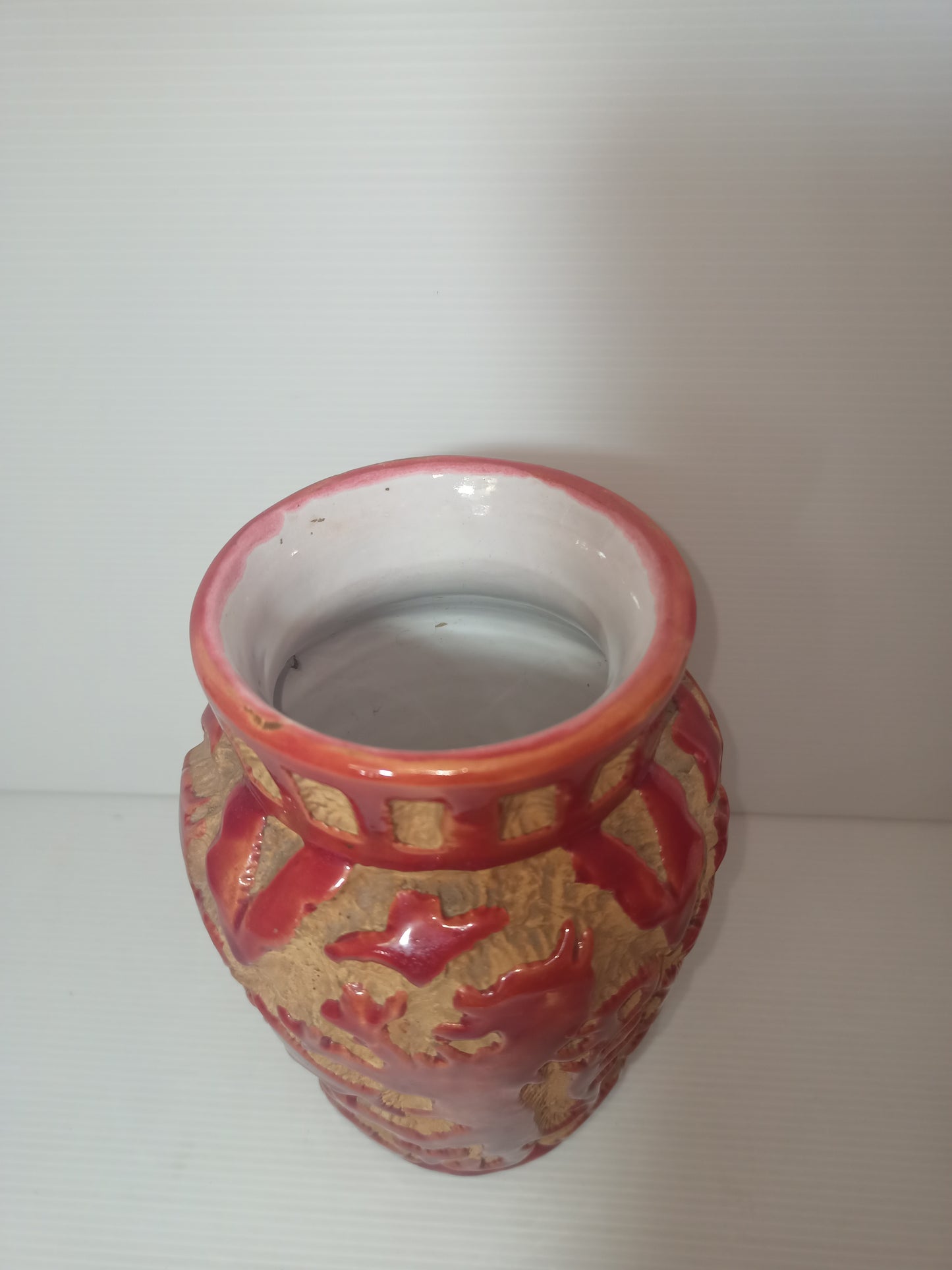 Vaso in ceramica smaltata Egisto Fantechi anni 20-30