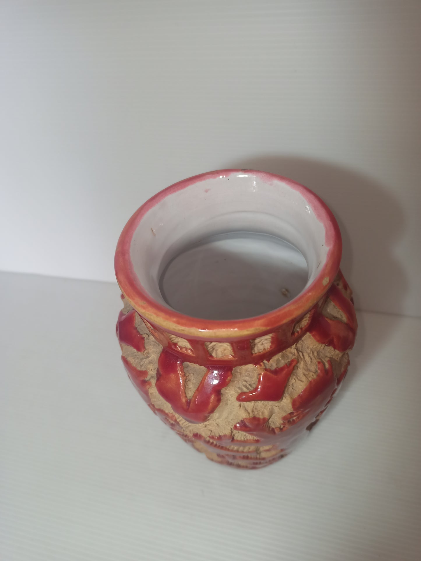 Vaso in ceramica smaltata Egisto Fantechi anni 20-30