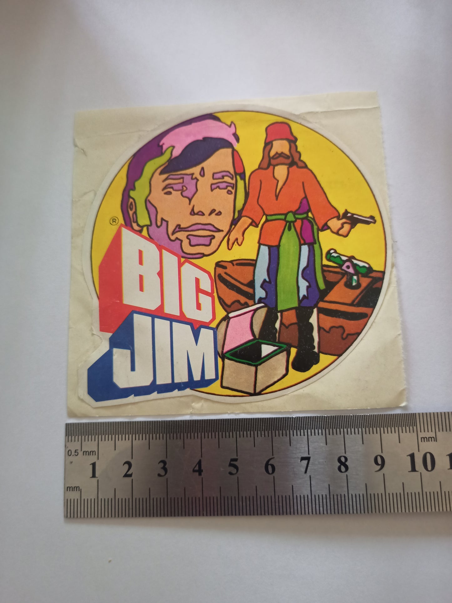 Adesivo Big Jim Anni 80 LEGGI DESCRIZIONE