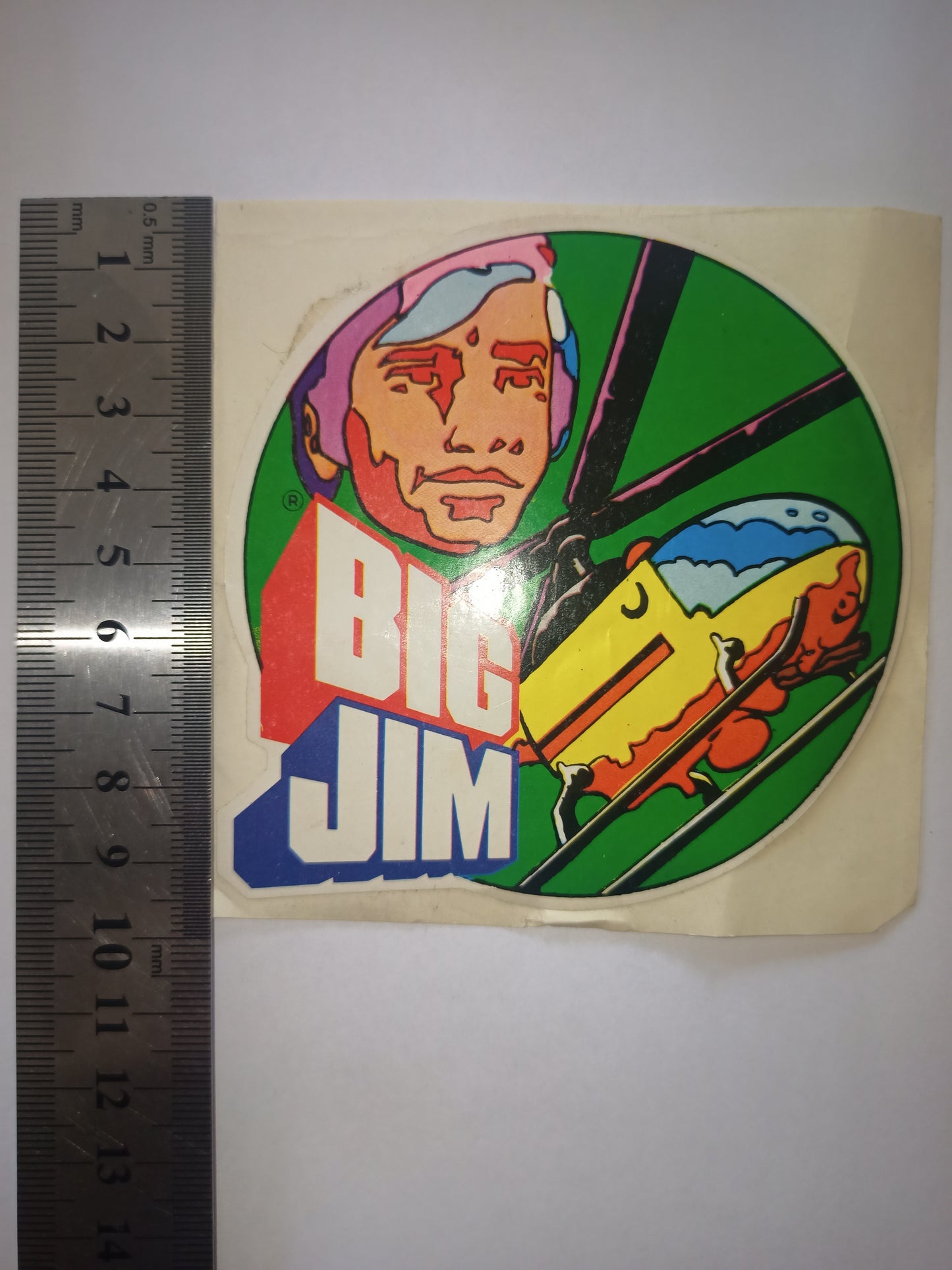 Adesivo Big Jim Anni 80 LEGGI DESCRIZIONE