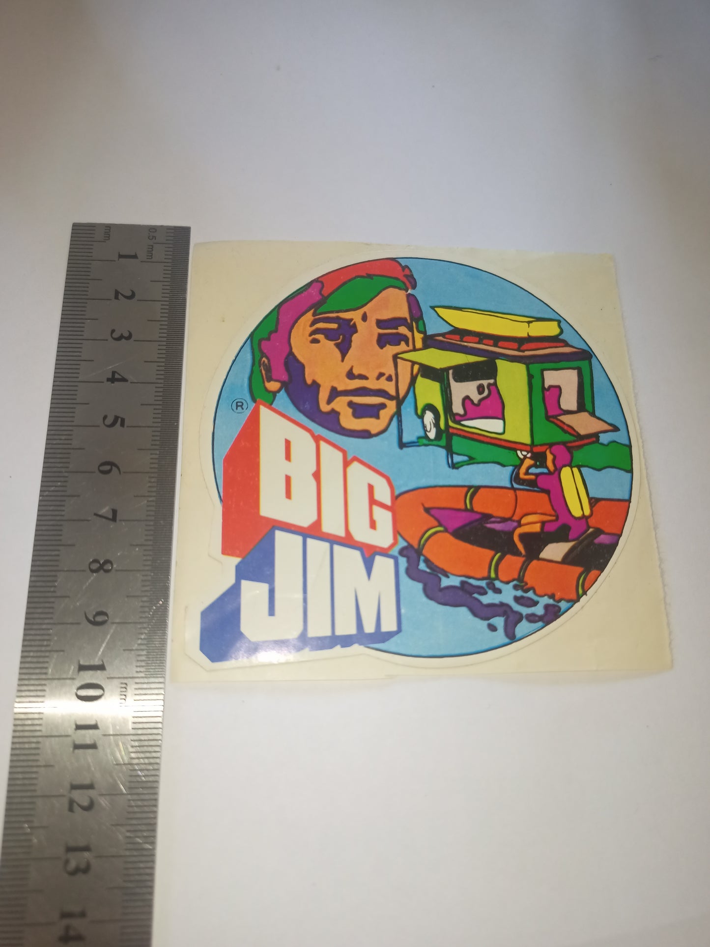 Adesivo Big Jim Anni 80 LEGGI DESCRIZIONE