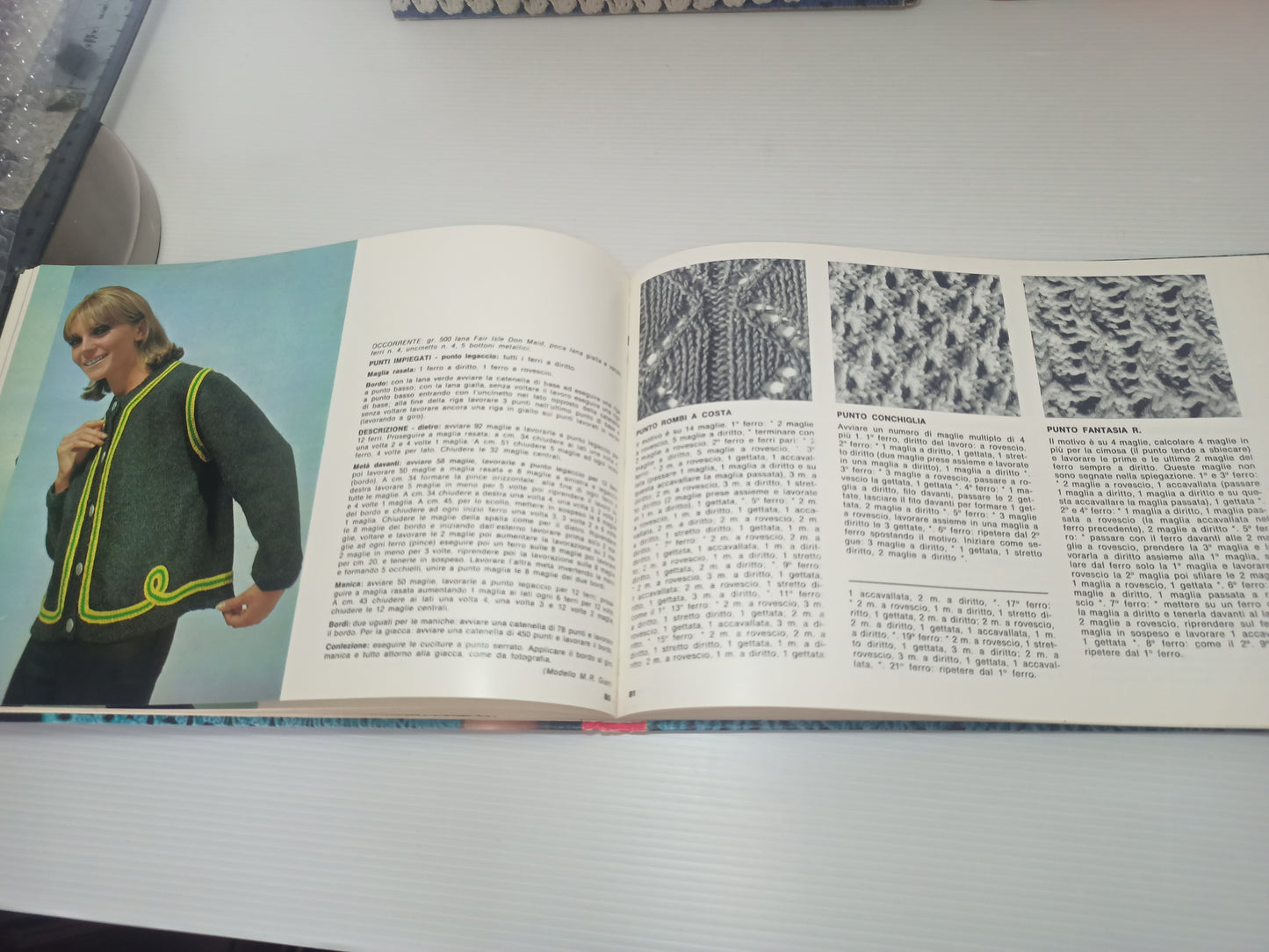 Tre Libri Maglia: ferri e uncinetto, M.Giani originale anni 60-70