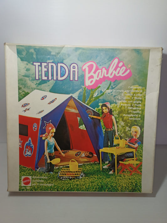 Tenda campeggio Barbie, Mattel 1972 SOLO TENDA Leggi
