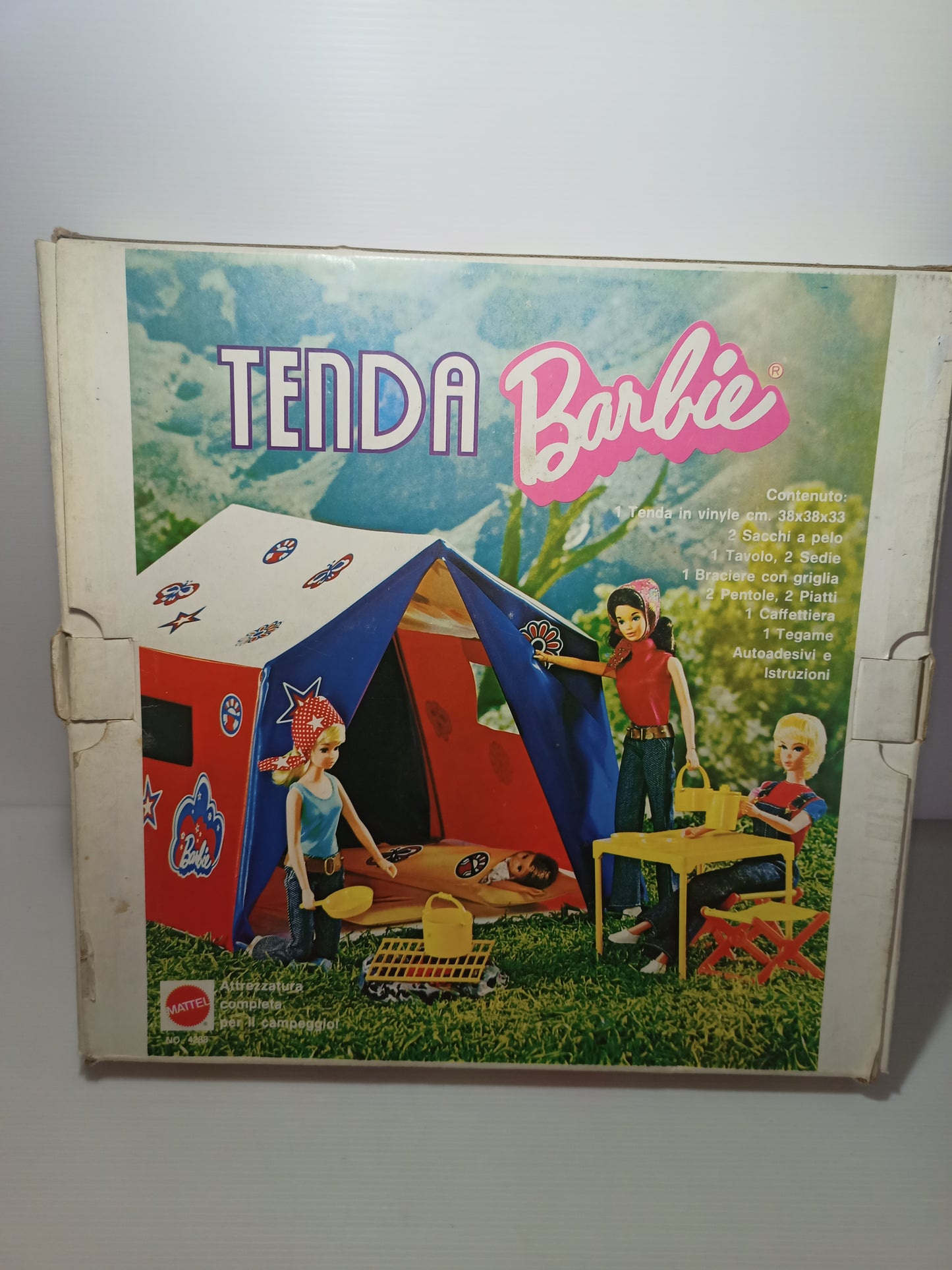 Tenda campeggio Barbie, Mattel 1972 SOLO TENDA Leggi