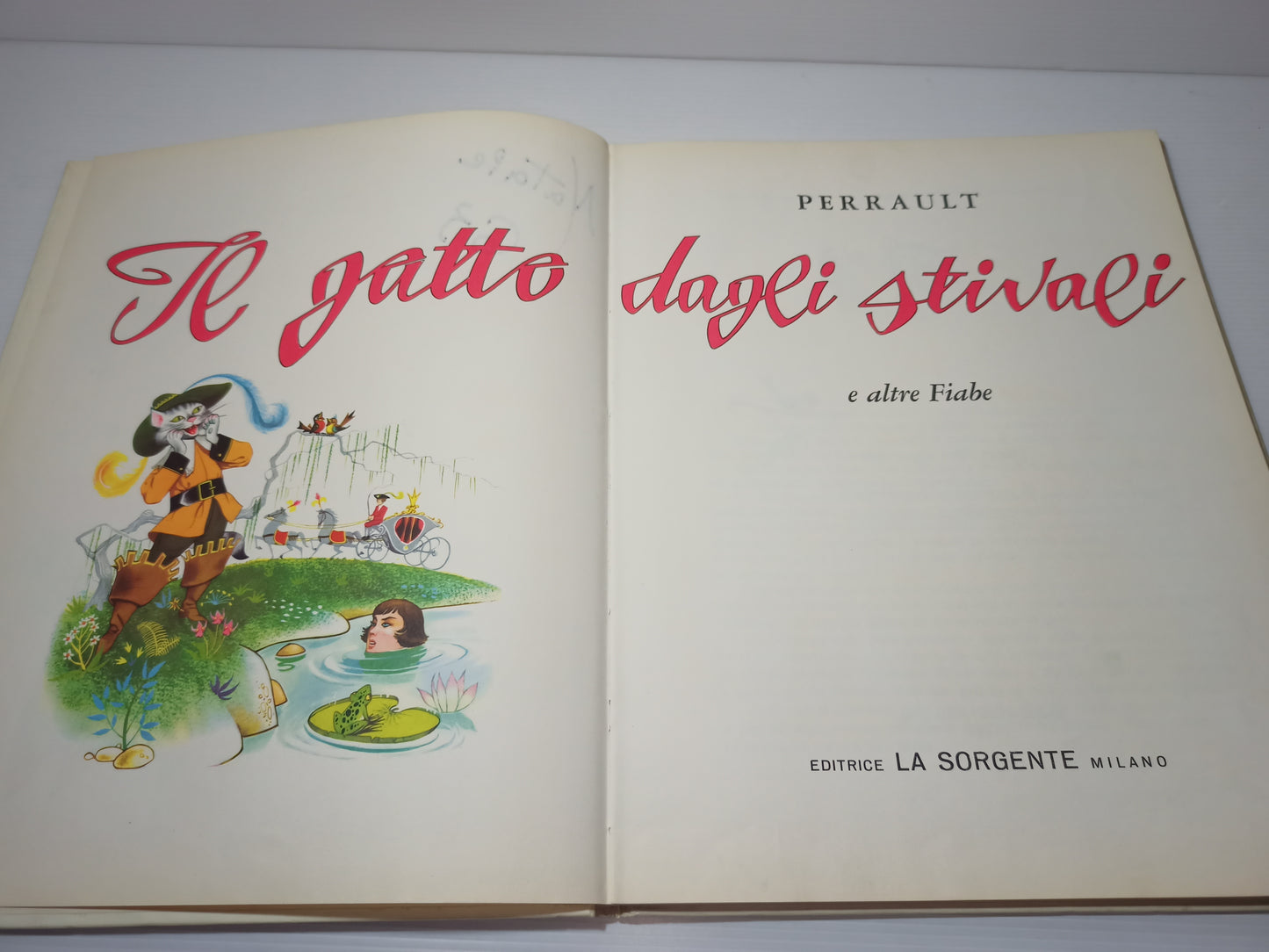 Libro Il Gatto Dagli Stivali e altre fiabe, Editrice La Sorgente 1962