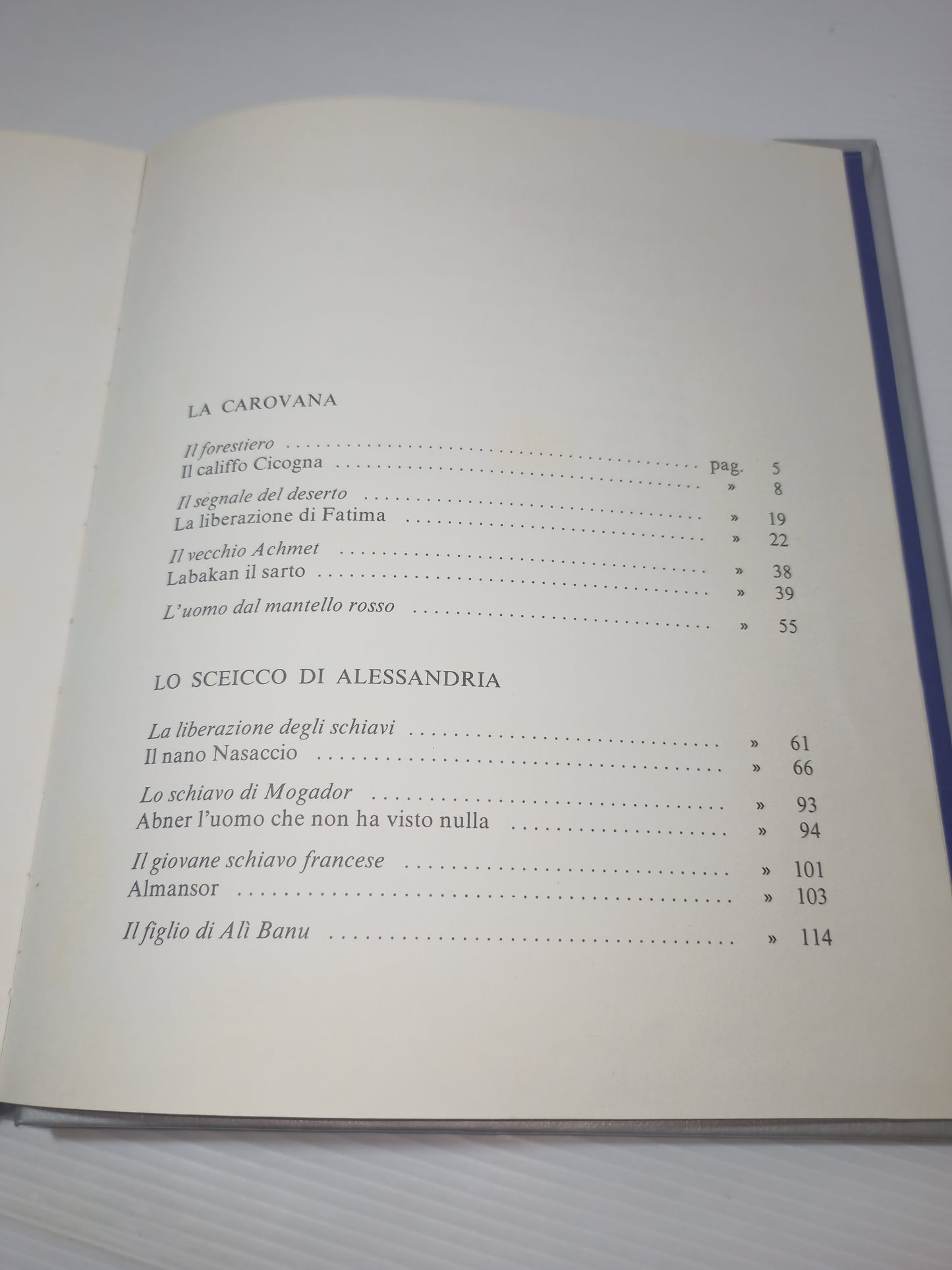 Libro Il Califfo Cicogna e altre fiabe, Fabbri Editori 1976