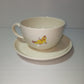 Tazza colazione con piattino Galbusera vintage