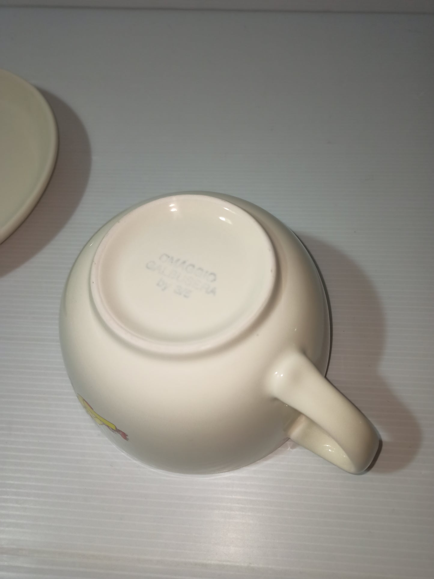 Tazza colazione con piattino Galbusera vintage