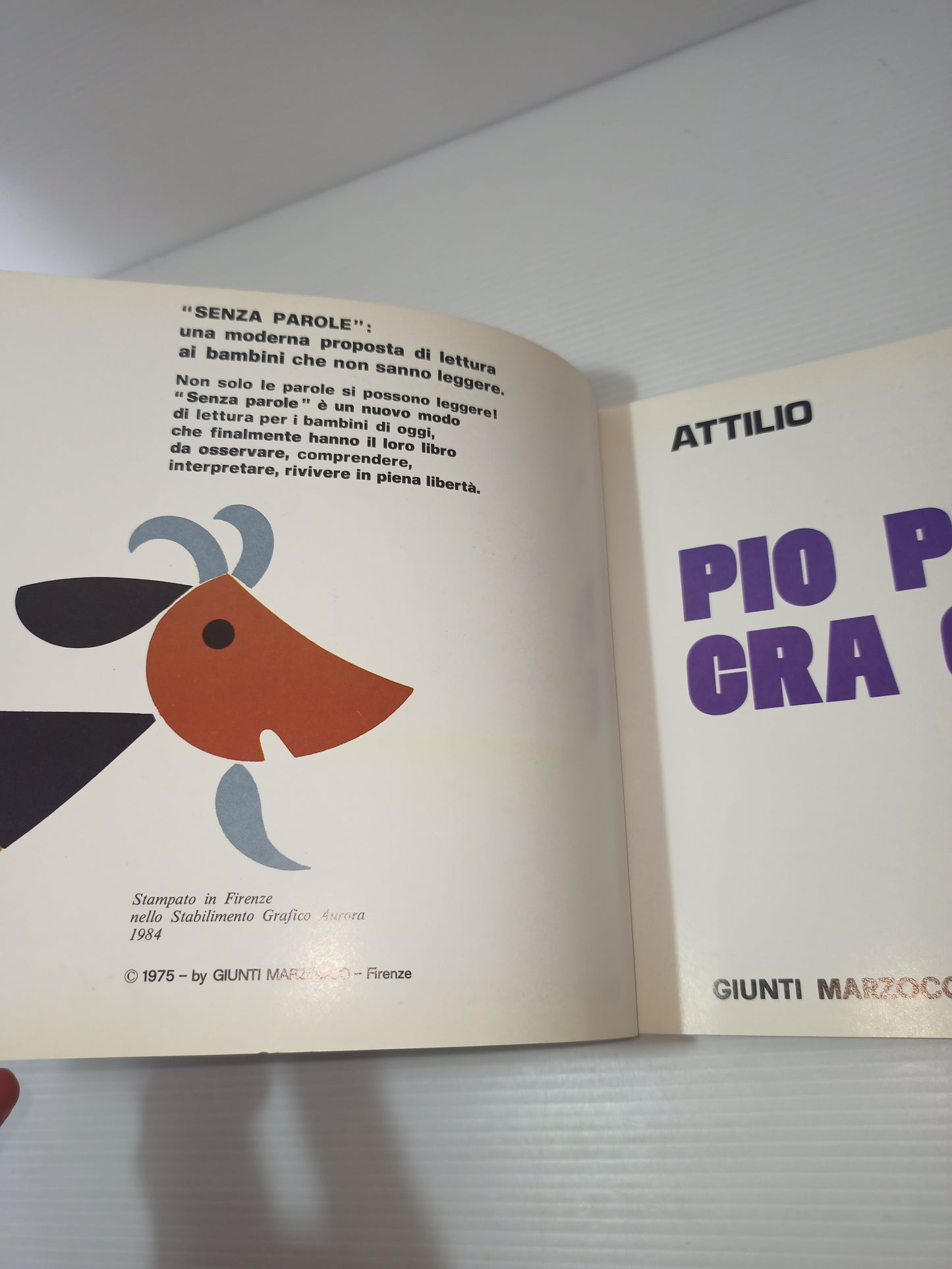 Libro Pio Pio Cra Cra, Attilio Giunti 1984