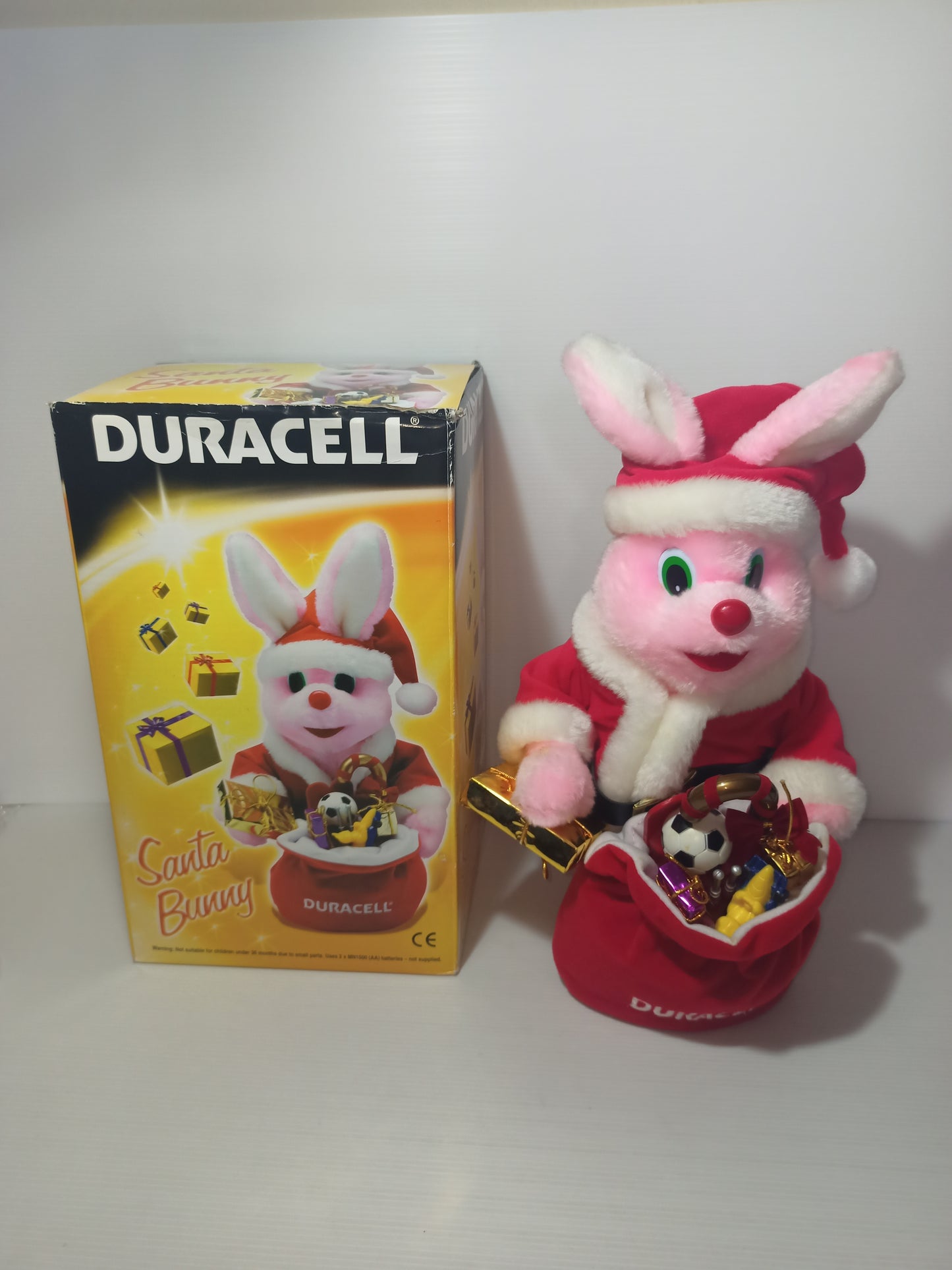 Peluche Santa Bunny Duracell, anni 90