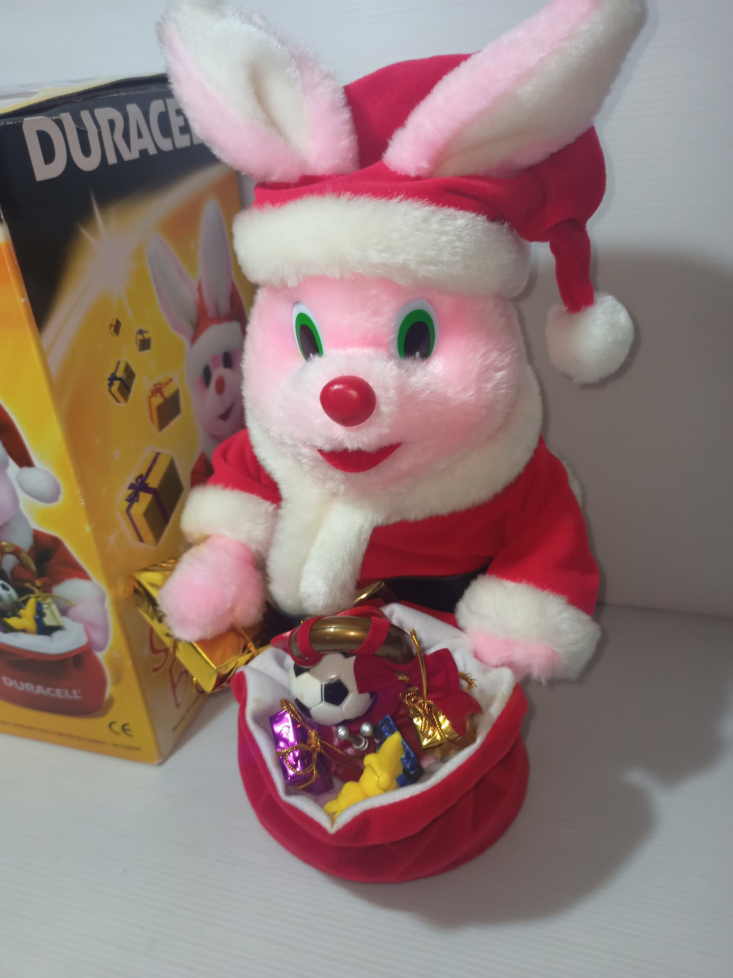 Peluche Santa Bunny Duracell, anni 90