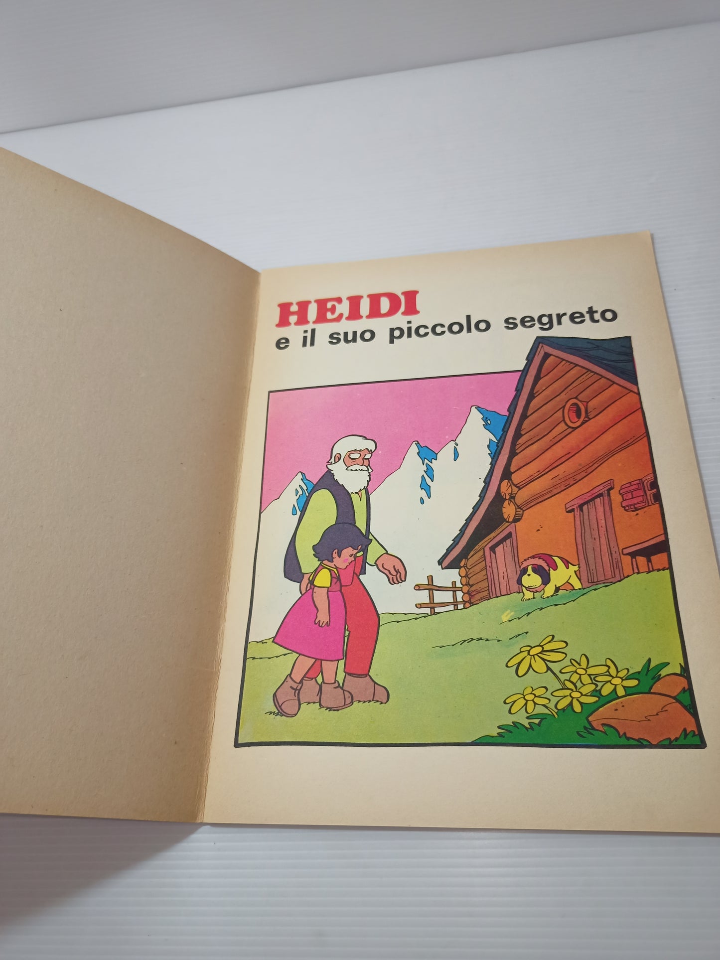 Libro Heidi e il suo piccolo segreto, prima edizione AMZ 1978