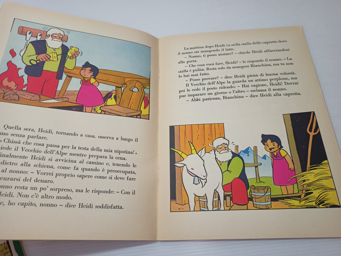 Libro Heidi e il suo piccolo segreto, prima edizione AMZ 1978