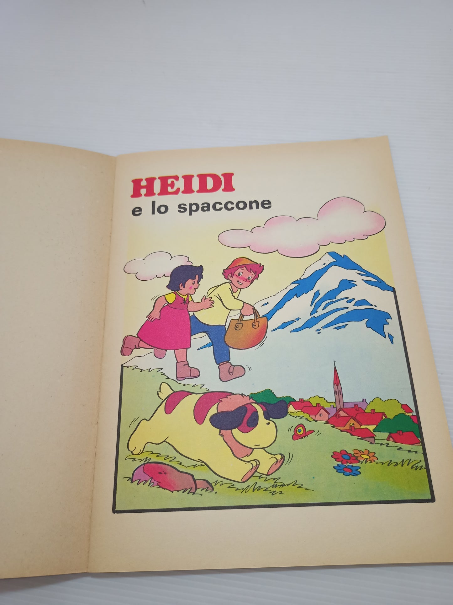 Libro Heidi e lo spaccone, prima edizione AMZ 1978